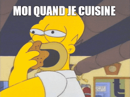 Simpson Eating GIF