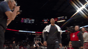 Happy Hands Up GIF by NBA