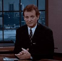 Bill Murray Good Luck GIF by reactionseditor