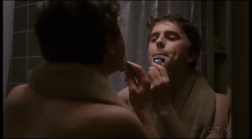 Bates Motel Shaving GIF