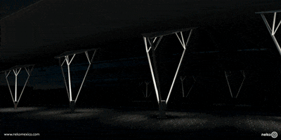 luminarias mobiliario urbano GIF by Neko Design
