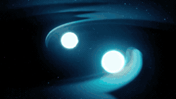 space collision GIF by NASA
