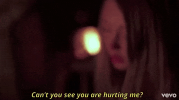 can't you see you are hurting me am i talking to you? GIF by Baker Grace