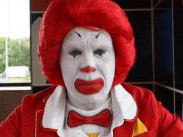 sad ronald mcdonald GIF by McDonald's CZ/SK