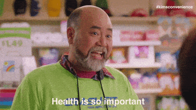 fitness eat right GIF by Kim's Convenience