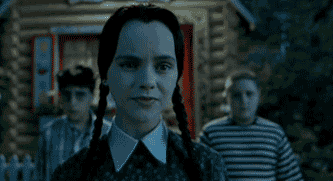 Wednesday Addams Smile GIF