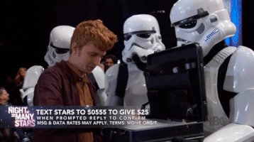 storm troopers GIF by Night of Too Many Stars HBO