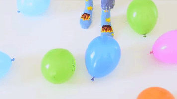 balloons socks GIF