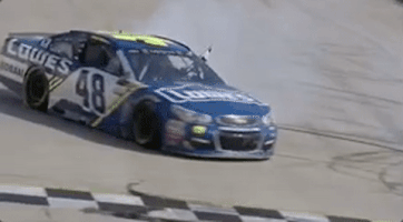 jimmie johnson monster energy aaa 400 GIF by NASCAR