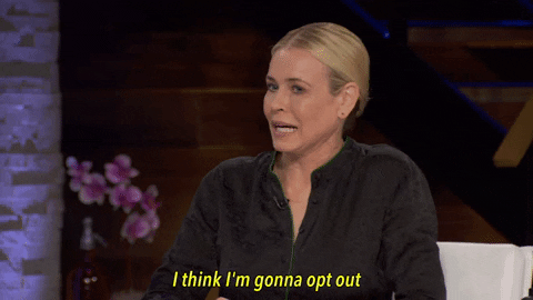 Opting Out No Thank You Gif By Chelsea Handler Find Share On Giphy