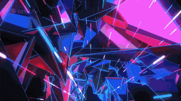 visuals neon trip techno flight GIF