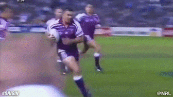 Rugby League Hit GIF by NRL
