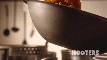 Hungry Hot Wings GIF by Hooters