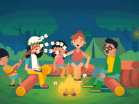Summer-camp-gif GIFs - Get the best GIF on GIPHY
