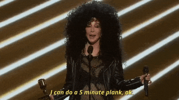 I Can Do A Five Minute Plank GIF by Billboard Music Awards