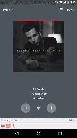 napster swipe playlist napster GIF
