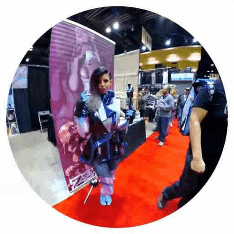 alvin29 overwatch cosplay boop sombra GIF