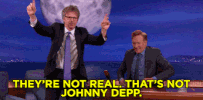 johnny depp impressions GIF by Team Coco