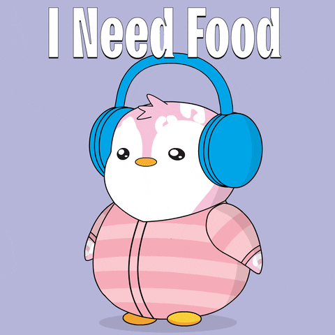 Hungry Bon Appetit GIF by Pudgy Penguins