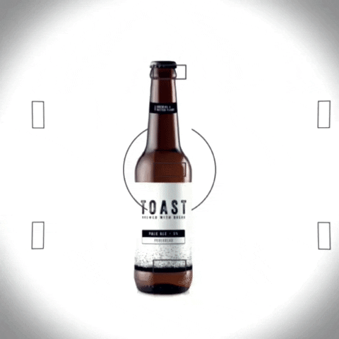 Raiseatoast #Toaste #Cheers #Craftbeer GIF by Toast Ale