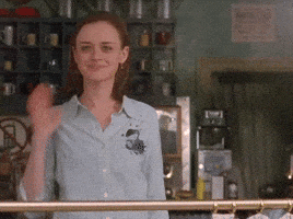 Waving Season 4 GIF by Gilmore Girls 