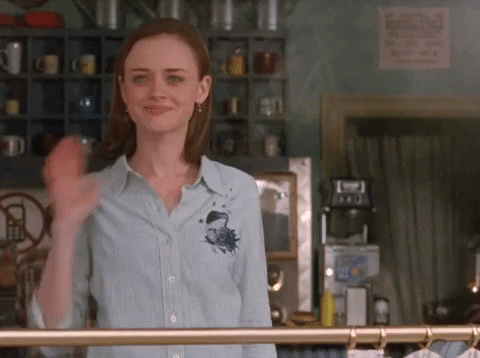 Waving Season 4 GIF by Gilmore Girls  - Find & Share on GIPHY