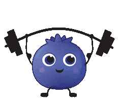 Fruit Weightlifting Sticker by California Pops