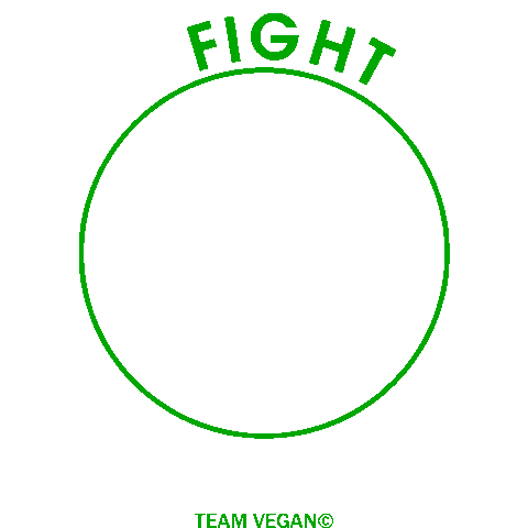 Team Vegan Sticker