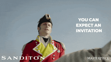 Invite Youre Invited GIF by MASTERPIECE | PBS