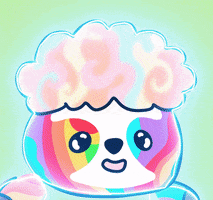 Rainbow Sloth GIF