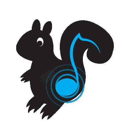 Listen Music Note Sticker by SoundSquirrel