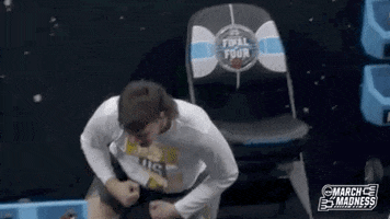 Ncaa Basketball Reaction GIF by NCAA March Madness