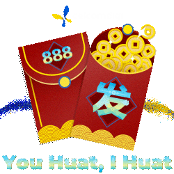 Chinese New Year Huat Sticker by CelcomDigi