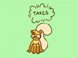 Pay Up Tax Returns GIF by Gus And Sunny