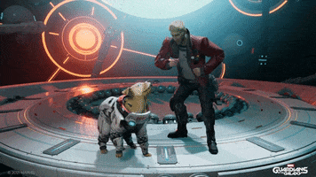 Happy Guardians Of The Galaxy GIF by Eidos-Montréal