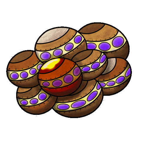 Planet Ufo Sticker by ANOMONA