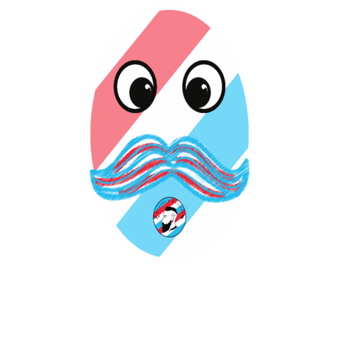 Eastern Sticker by BEARDS & TATTOOS