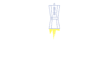 Coffee Rocket Sticker by IDEE KAFFEE