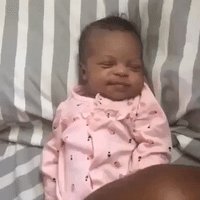 Adorable Newborn Baby Caught 'Dabbing'