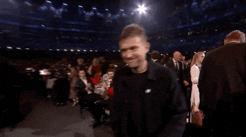 damon albarn win GIF by BRIT Awards