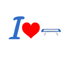 I Love Heart Sticker by Jumpers Rebound Centre