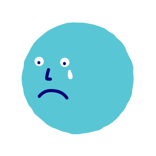 Sad Sticker