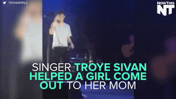 coming out bi troye sivan GIF by NowThis 