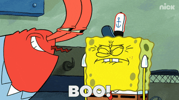Scared Mr Krabs GIF by SpongeBob SquarePants