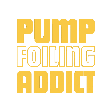 Pump Foiling Community Sticker