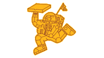 Pizza Pizza Sticker Sticker by StellarPizza