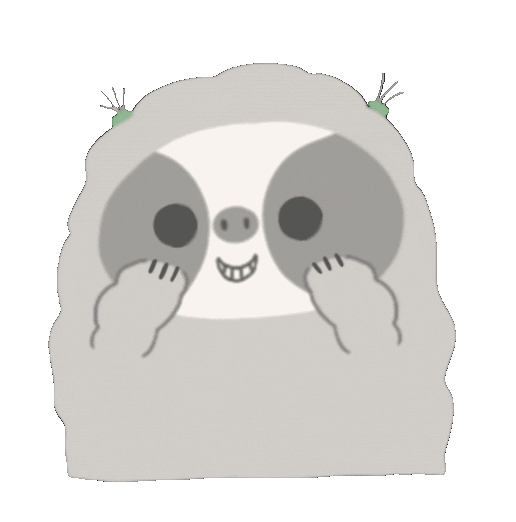 Happy Sloth Sticker for iOS & Android | GIPHY