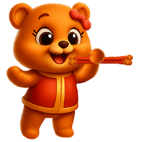 Gold Horse Sticker by BerjayaTimesSquare