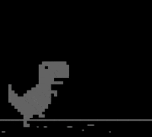 T-Rex Jump GIF by Meta Digital