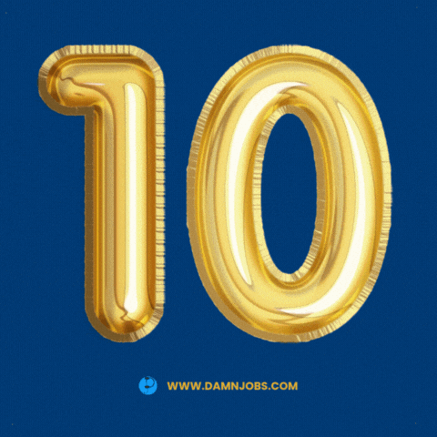 Happy New Year Party GIF by Damnjobs